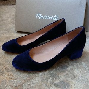 Madewell Ella Pumps in Velvet